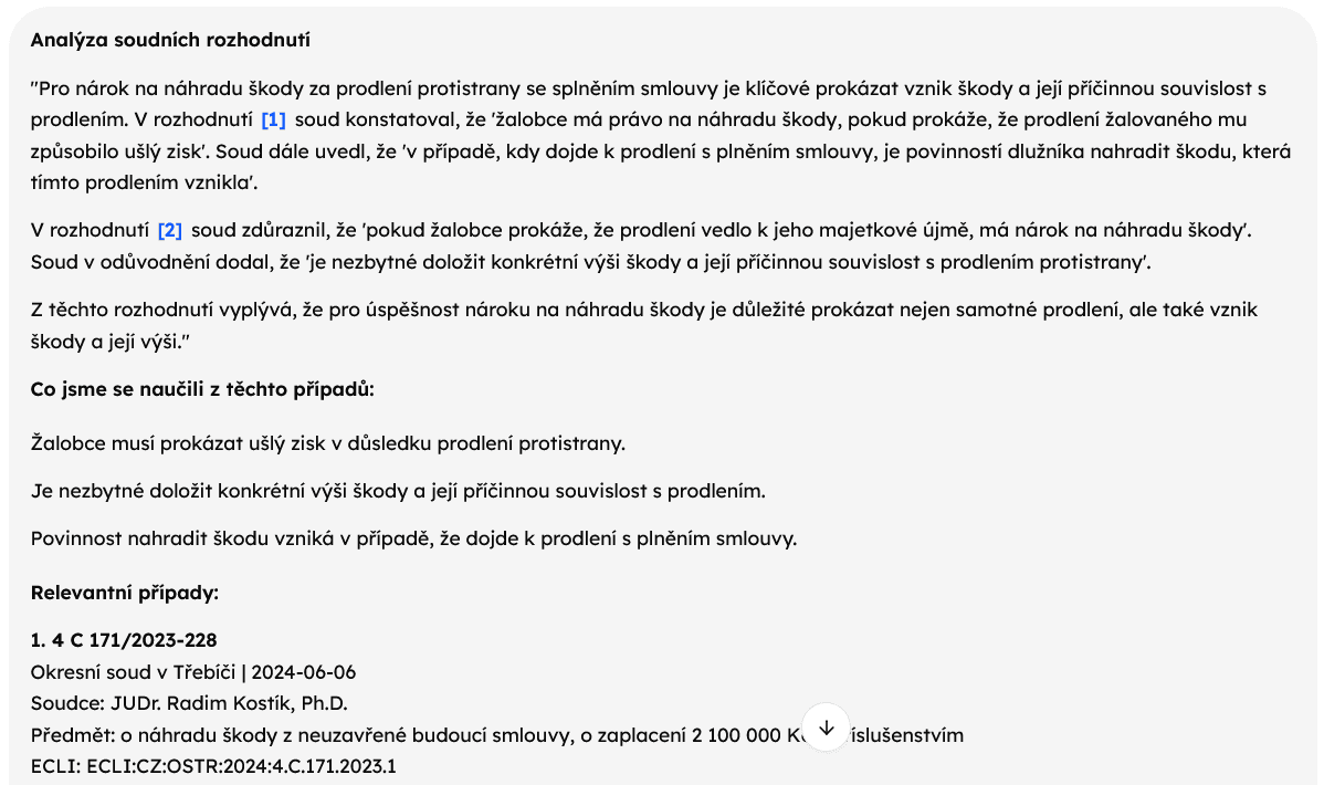 Citace přímo v textu interface